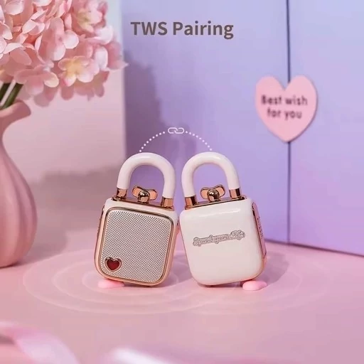مینی اسپیکر بلوتوثی قابل حمل شارژی دیووم LOVE LOCK
