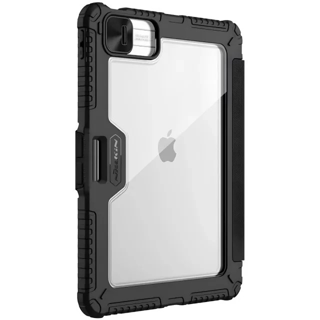 کاور کلاسوری نیمه شفاف آیپد پرو 11 2024 بامپردار نیلکین Bumper Leather Case Pro