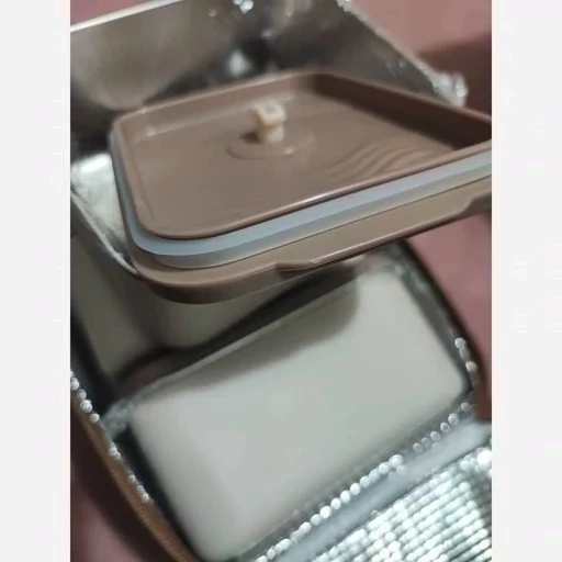 لانچ باکس 3 تایی کیف دار داخل استی