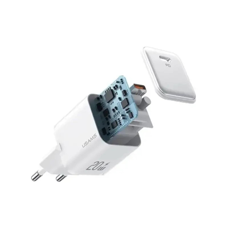 شارژر دیواری یوسمز مدل USAMS XFK US-CC124 با توان 20 وات