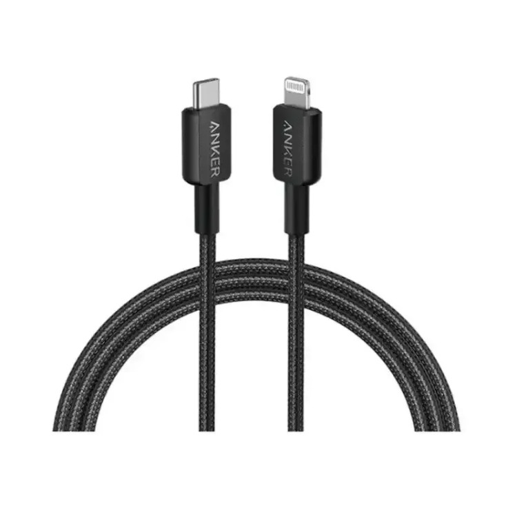 کابل شارژ انکر مدل Anker 322 USB-C to Lightning A81B5 با طول 90 سانتی متر