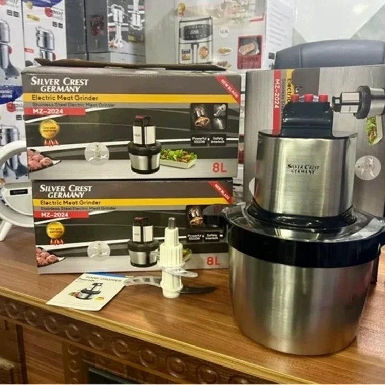 خردکن صنعتی سیلور کرست- ظرفیت 8 لیتری- قدرت 5500W وات- مدل MZ t2024