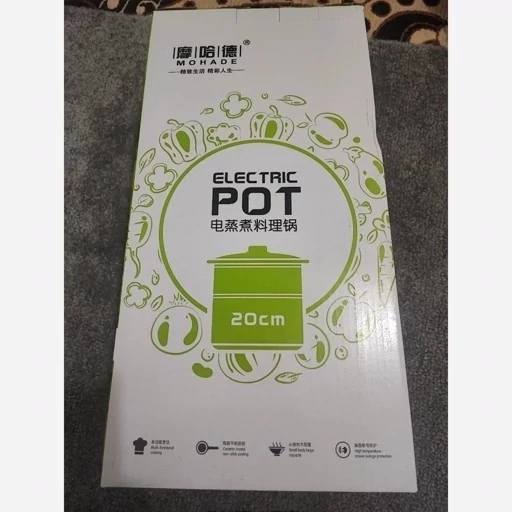 پلوپز و بخار پز تک نفره دانشجویی سایز 20electric pot