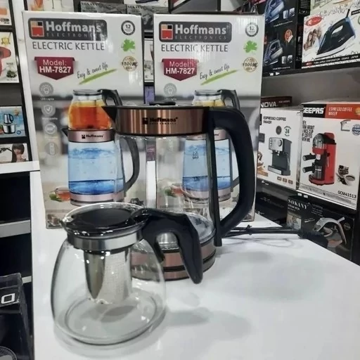 چای ساز هافمن روهمی (طراحی زیبا LED) (2.2L) (کیفیت عالی) HM-7827