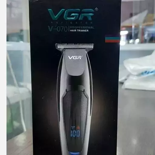 ماشین اصلاح صورت و خط زن وی جی آر VGR مشکی