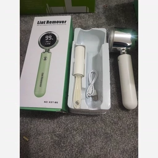 پرزگیر لباس و مو جمع کن شارژی با صفحه کن دیجیتال مدل kst.m6