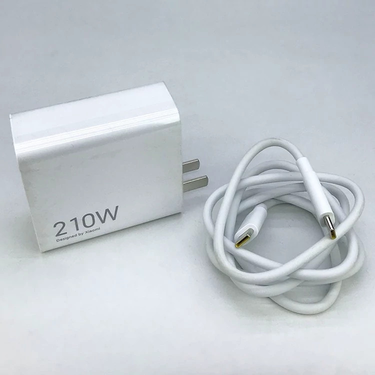 شارژر 210 وات اورجینال سرکارتنی شیائومی بهمراه کابل xiaomi 210w charger