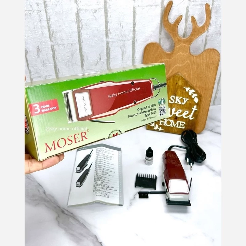 ماشین اصلاح و ریش تراش موزر 5 دنده moser 1400 hair clipper black
