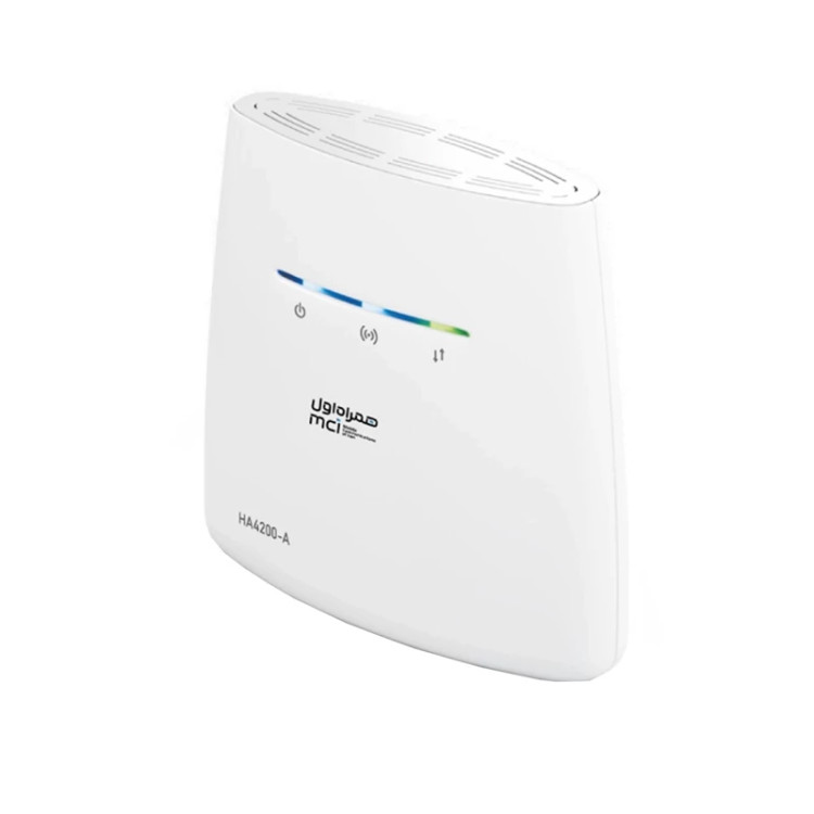 مودم 4G همراه اول مدل HA4200-A به همراه کارت هدیه فعالسازی سیم کارت اعتباری و 70 گیگابایت اینترنت هدیه
