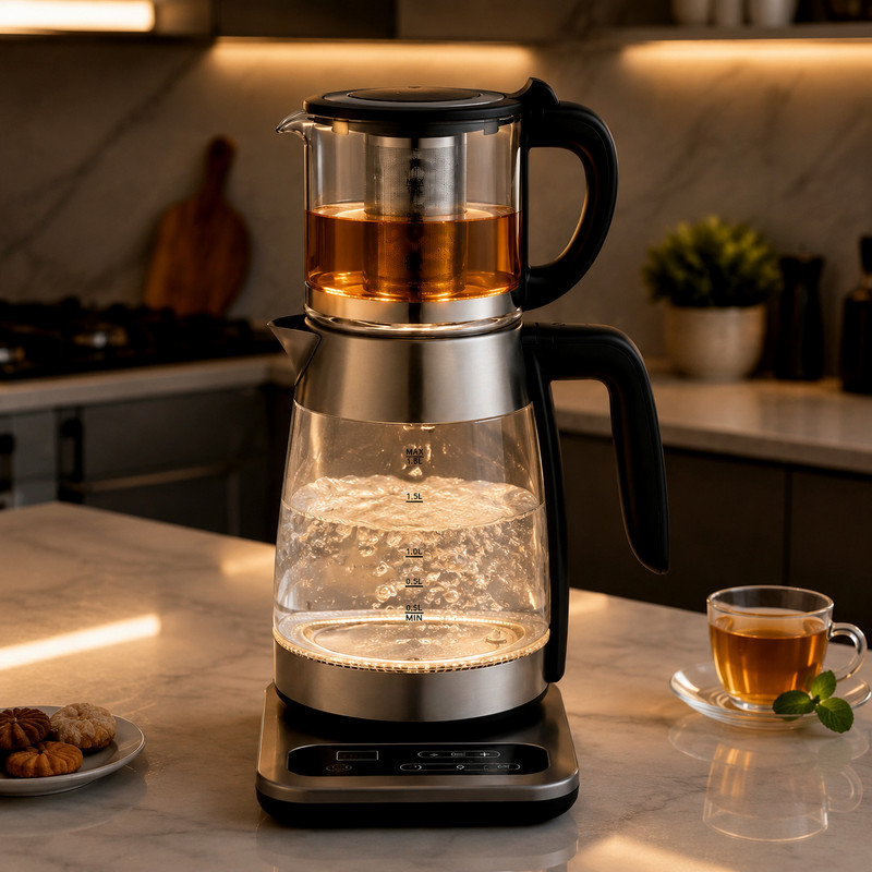 چای ساز روی هم مدل TS-190N