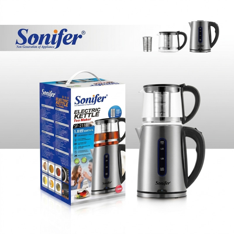 چای ساز روی هم سونیفر مدل SF-2118