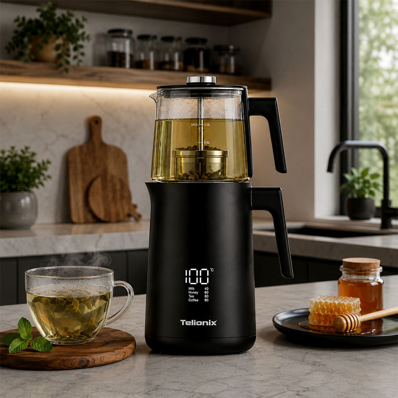 چای ساز روی هم تلیونیکس مدل TTM5004