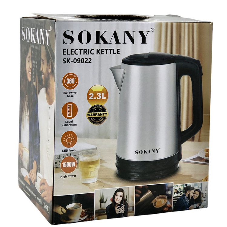 کتری برقی سوکانی مدل SK-09022 گنجایش 2.3 لیتر