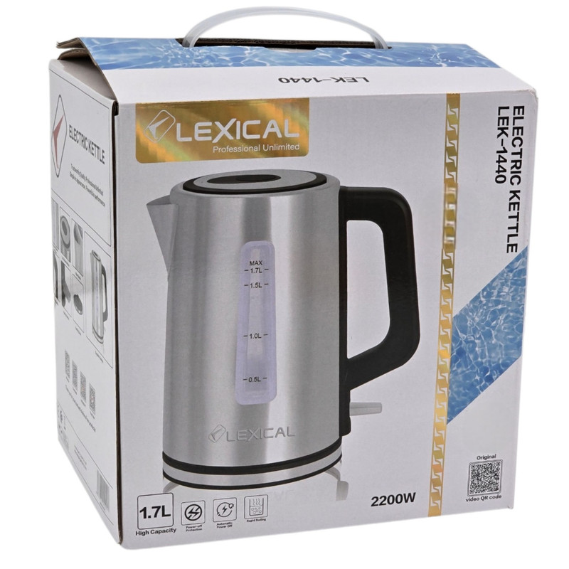کتری برقی لکسیکال مدل LEK-1440 گنجایش 1.7 لیتر