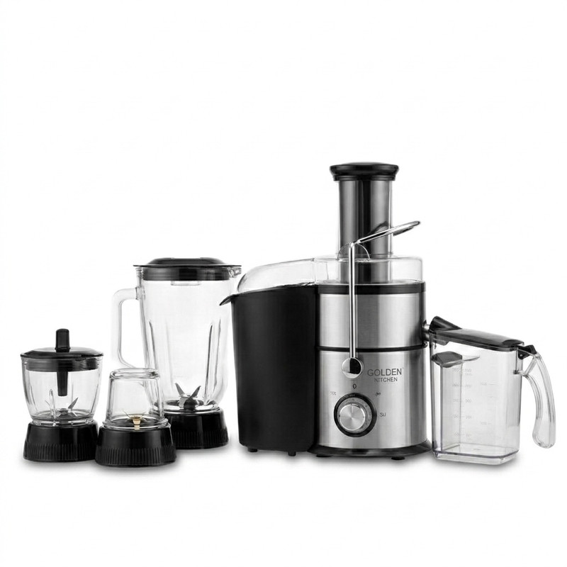 آبمیوه‌گیری چند کاره 800 وات گلدن کیچن مدل Gk500