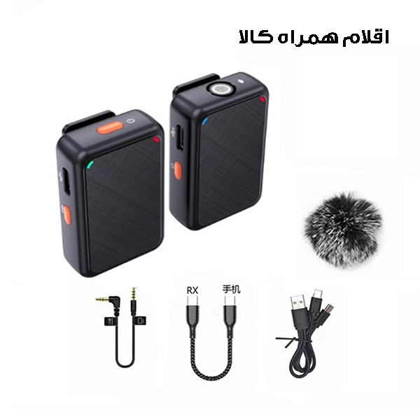 میکروفن یقه ای مدل K66-TYPE C مجموعه 2 عددی