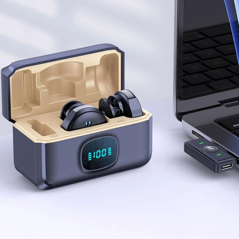 میکروفون یقهای بیسیم مدل SH8 با درگاه USB Type-C