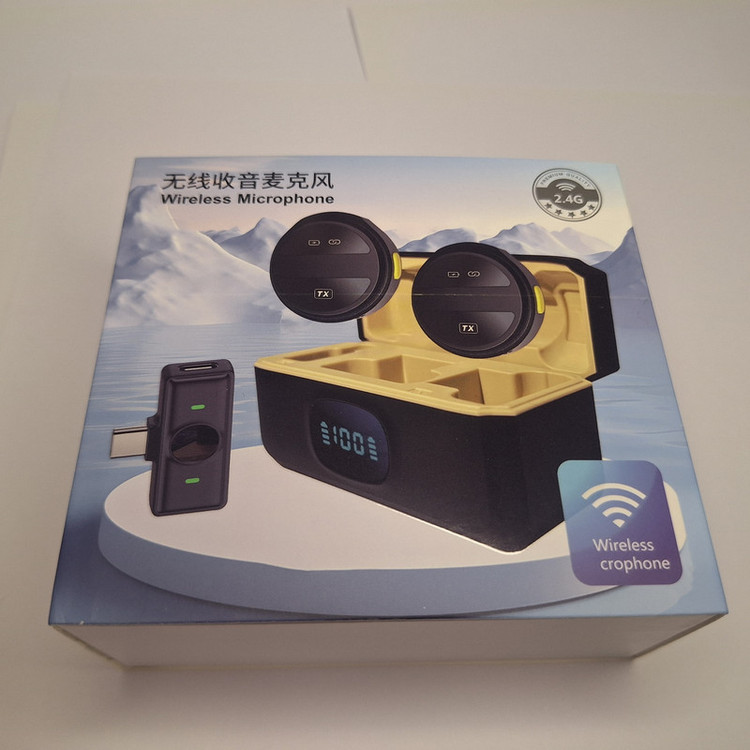 ست میکروفون بی سیم مدل pro 2 با درگاه اتصال لایتنینگ