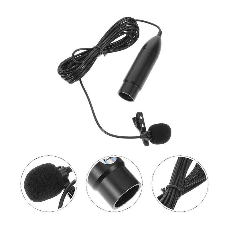 میکروفون یقه ای مدل HZ-48V با درگاه اتصال XLR