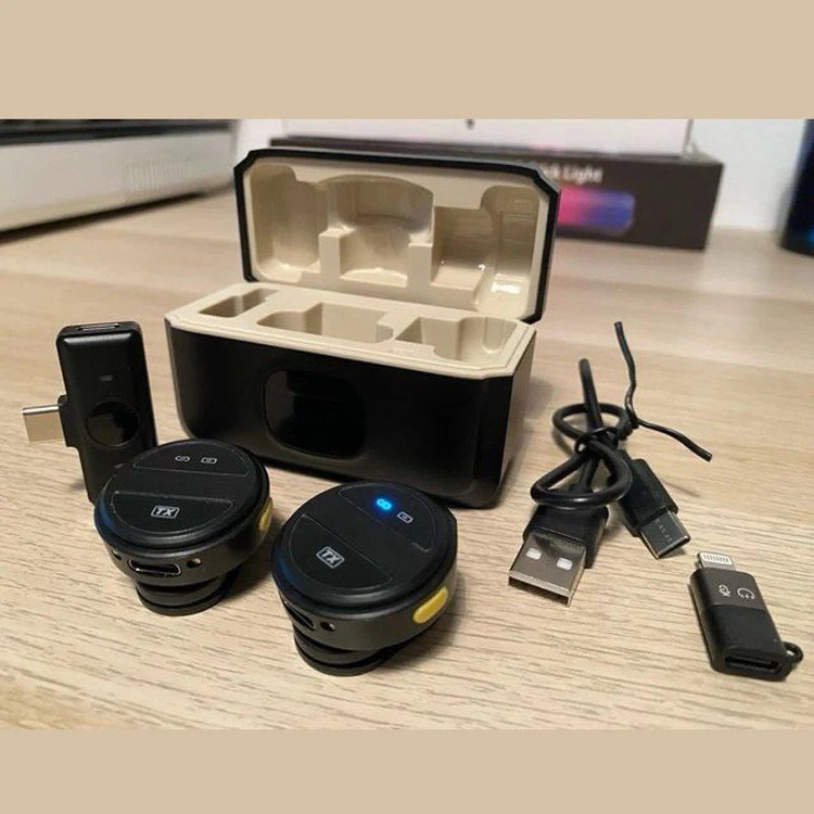 میکروفون یقهای بیسیم مدل SH20 با درگاه USB Type-C