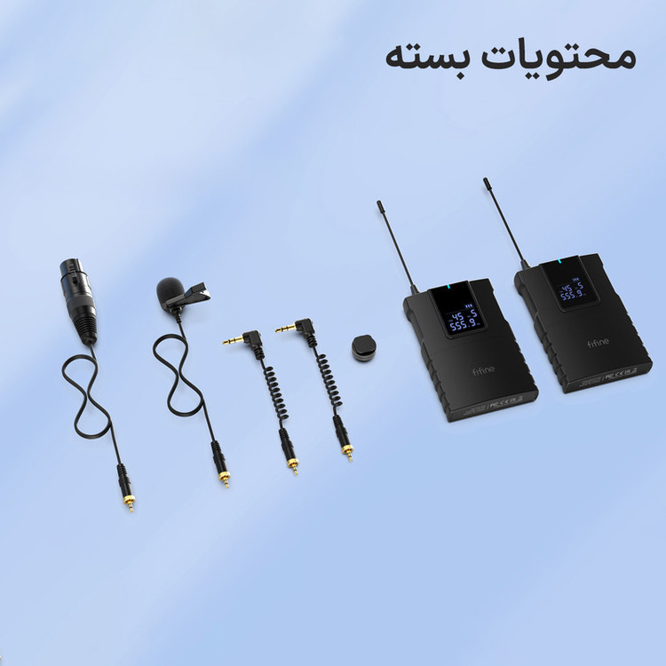 میکروفون دوربین فای فاین مدل C8 با درگاه اتصال جک 3.5 میلی متری