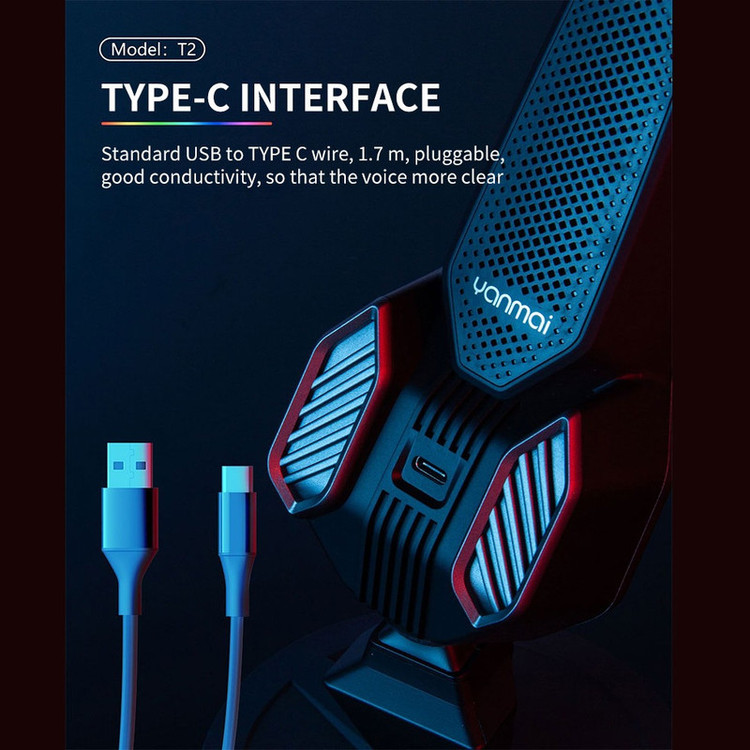 میکروفون استودیویی یان مای مدل T2 GAMEPRO Best