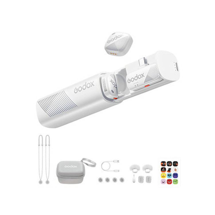 ست میکروفن بی سیم گودکس مدل Cube-Sبا درگاه اتصال USB-C