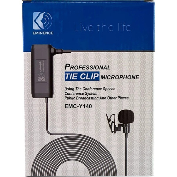 میکروفن یقه ای امیننس مدل Eminence EMC-Y140 با درگاه اتصال جک 6.3 میلی متری