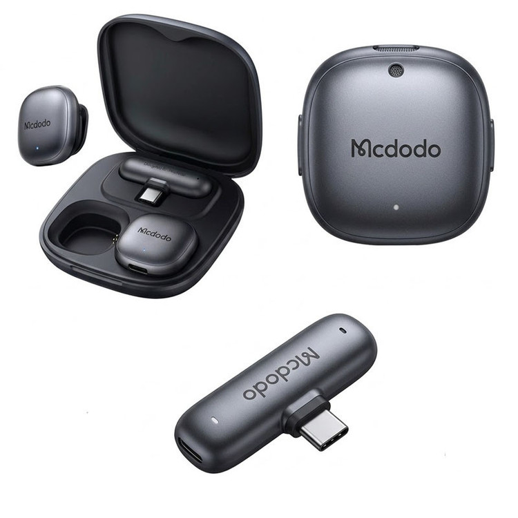 میکروفن یقه ای مک دودو مدل 545-Studio Grade با درگاه اتصال USB-C/لایتنینگ