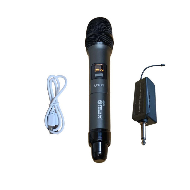 میکروفون بی سیم مکس مدل u101 fh با درگاه اتصال TS