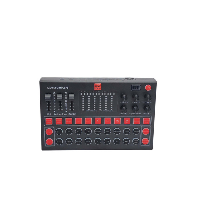 میکروفون کندانسر دراگون ساند مدل pod mic D208 به همراه کارت صدا